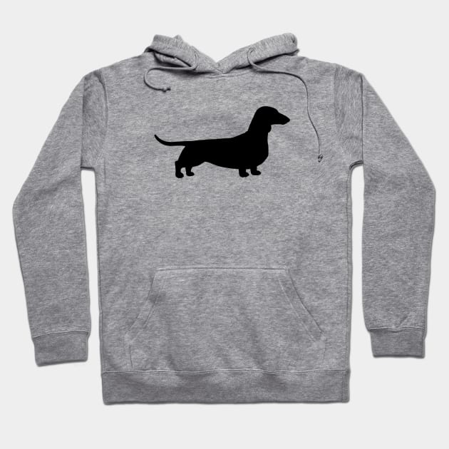 Dachshund Silhouette | Wiener Dog Hoodie by Coffee Squirrel